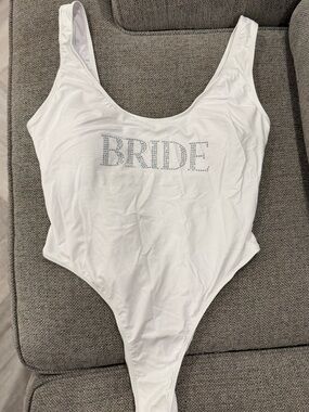 Bride swim suit